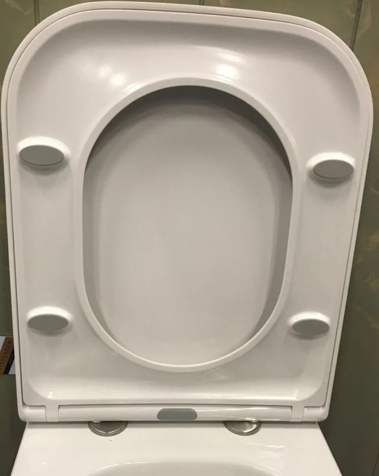 LYSKA Wiesbaden Sky Verkort Wandcloset met Softclose Quick-Release Zitting