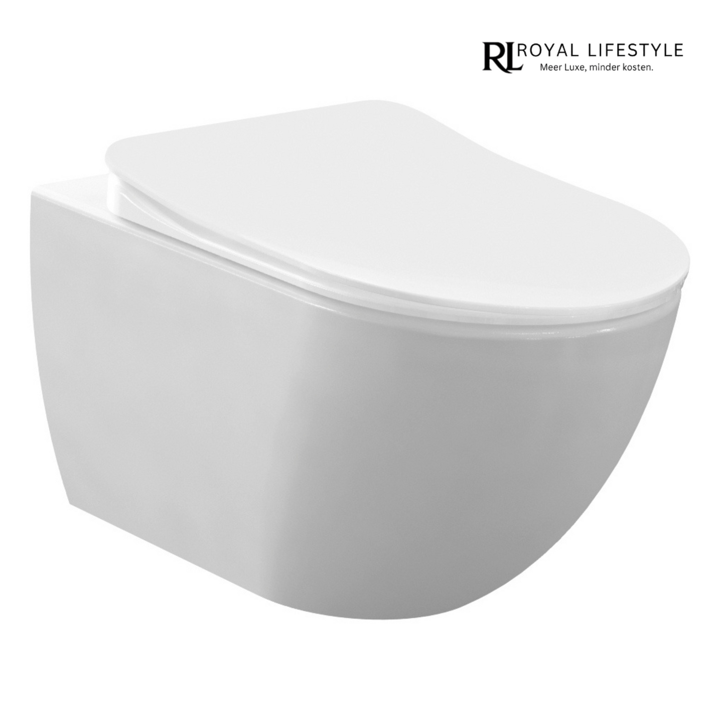 LYSKA - Wandhängendes Design WC mit Bidetfunktion – Softclose Sitz & Nano