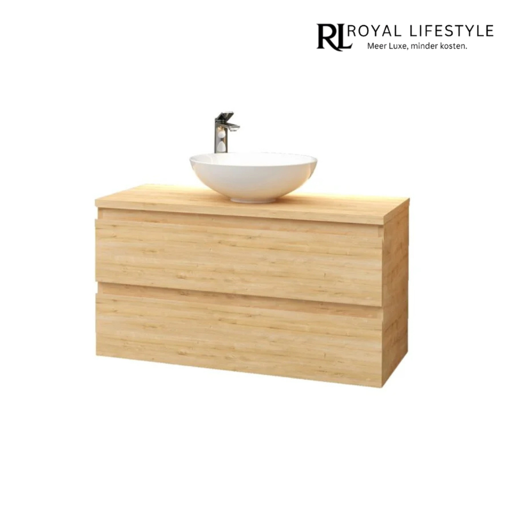 LYSKA Sally Onderkast 100 cm Safir – Greeploos MDF – Softclose