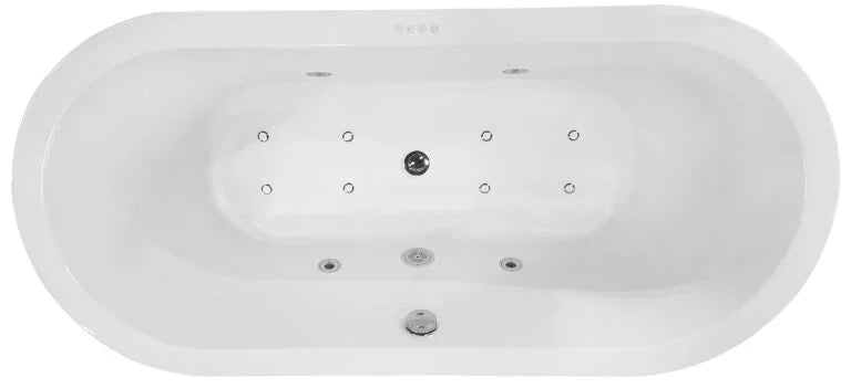 LYSKA Wiesbaden – Libero Vrijstaand Whirlpool Bad 170×80 cm