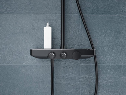 LYSKA Wiesbaden Nuovo Opbouw Doucheset met Planchet – Mat Zwart