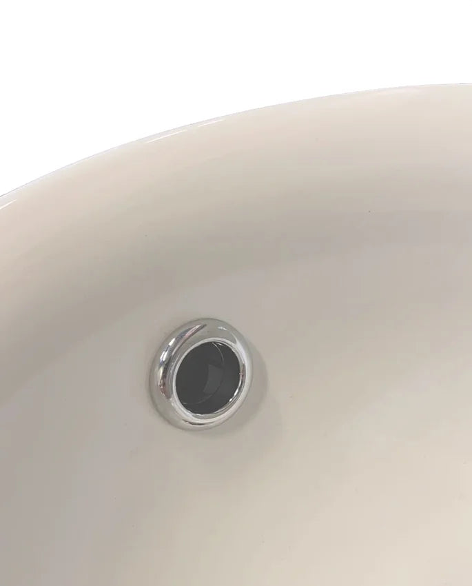 LYSKA Porta Hoekfontein – 35×35×14,5 cm – Wit – Met Voorzijde Overloop