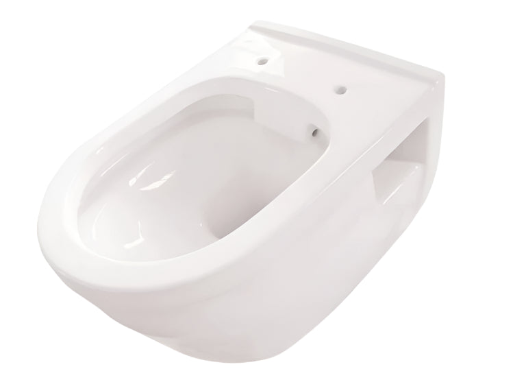 LYSKA Prio Rimless Wandcloset Wit – Zonder Spoelrand – Compact Hygiënisch Toilet