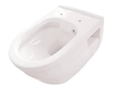 LYSKA Prio Rimless Wandcloset Wit – Zonder Spoelrand – Compact Hygiënisch Toilet