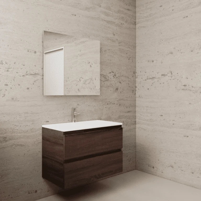 Gliss Design Wasmeubel – 80 cm – Sonoma Choco