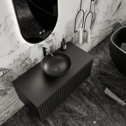 LYSKA Lena Hoek-Fonteinkast + Wastafel & Spiegelkast – Hoogglans Wit – Softclose