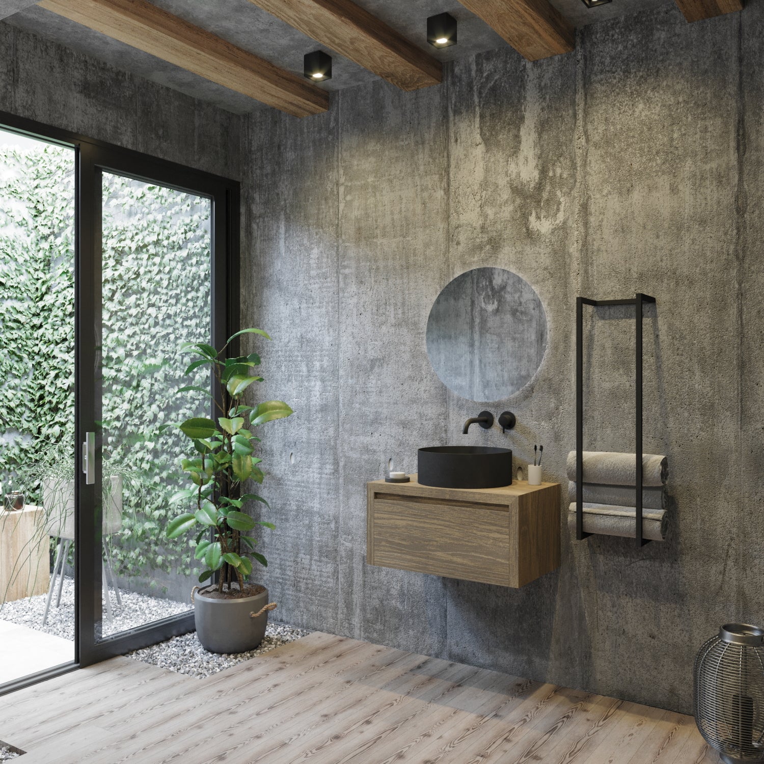 Gliss Design – Ares – Onderkast – Ash Grey – 80 cm