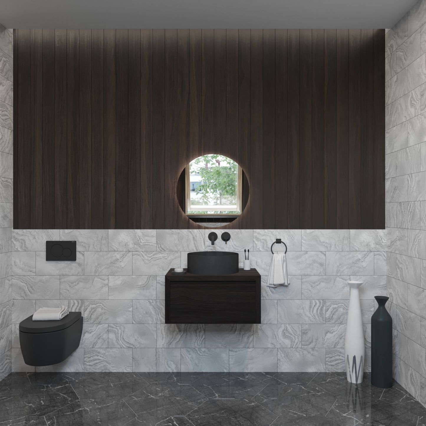 Gliss Design – Ares – Onderkast – Ash Grey – 80 cm