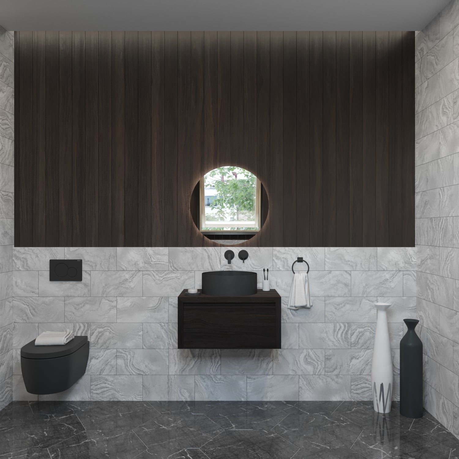 Gliss Design – Ares – Onderkast – Ash Grey – 80 cm