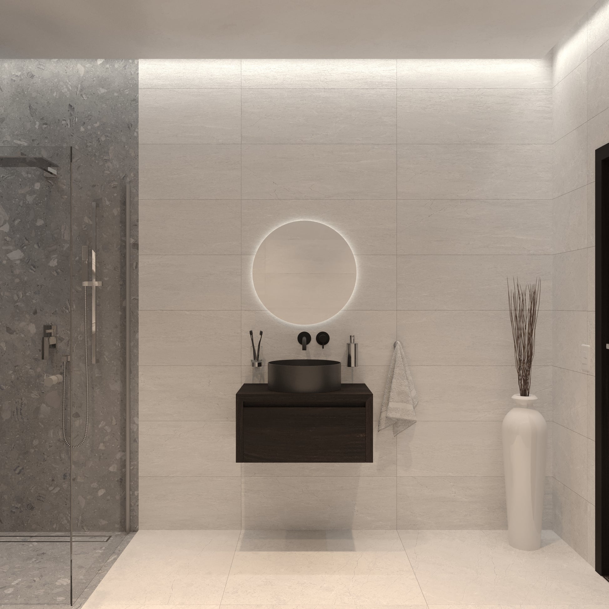 Gliss Design – Ares – Onderkast – Ash Grey – 80 cm