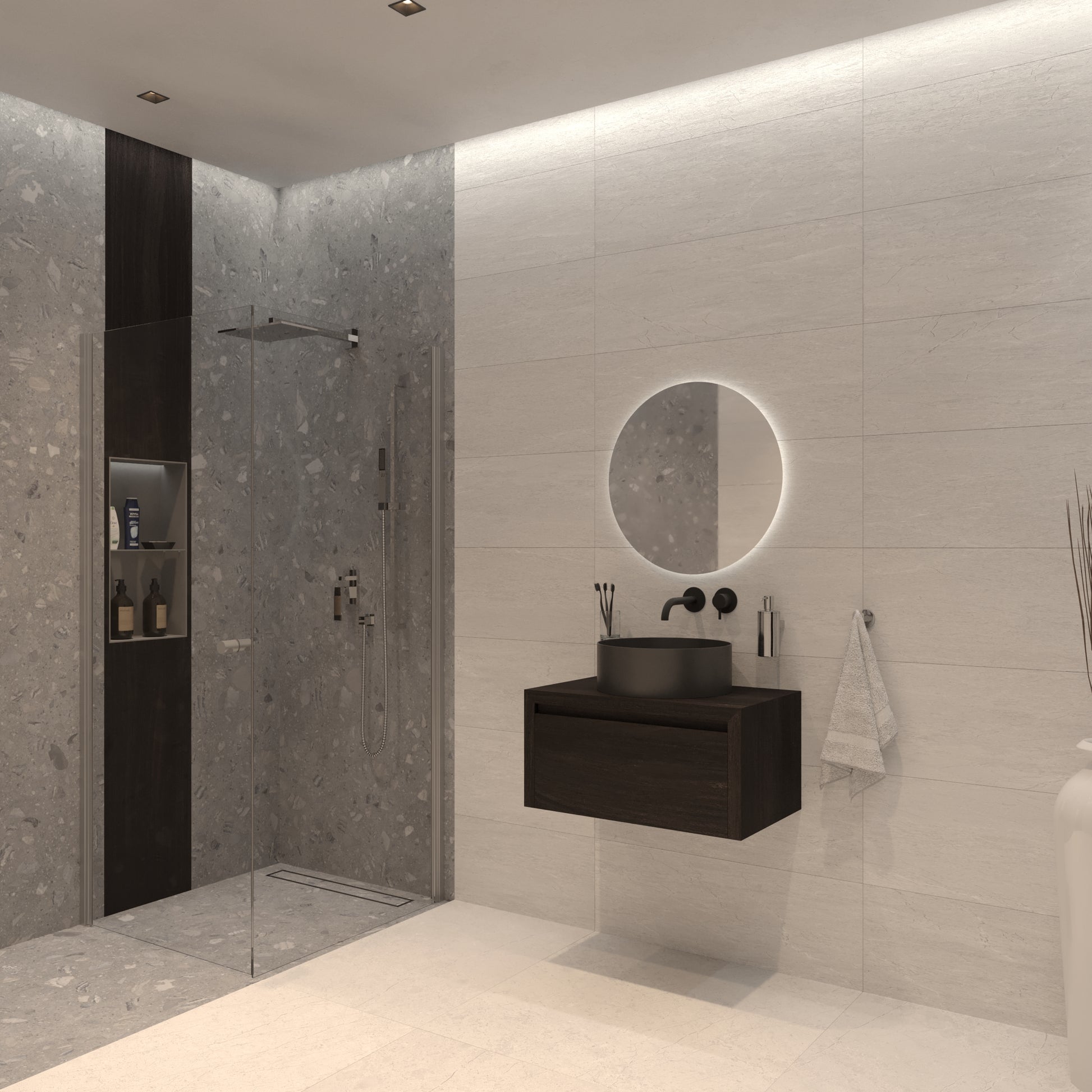 Gliss Design – Ares – Onderkast – Ash Grey – 80 cm