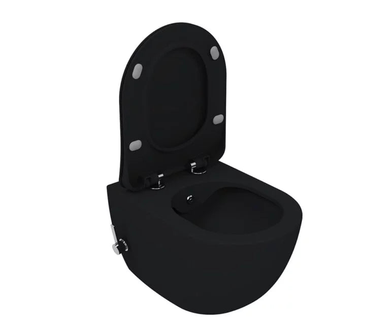 LYSKA Design Ophang WC met RVS Bidet Sproeier – Warm/Koud Kraan