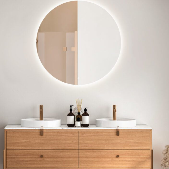 Viidako - Järvii LED Badkamerspiegel - 100 cm ø