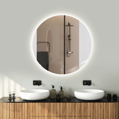 Viidako - Järvii LED Badkamerspiegel - 80 cm ø