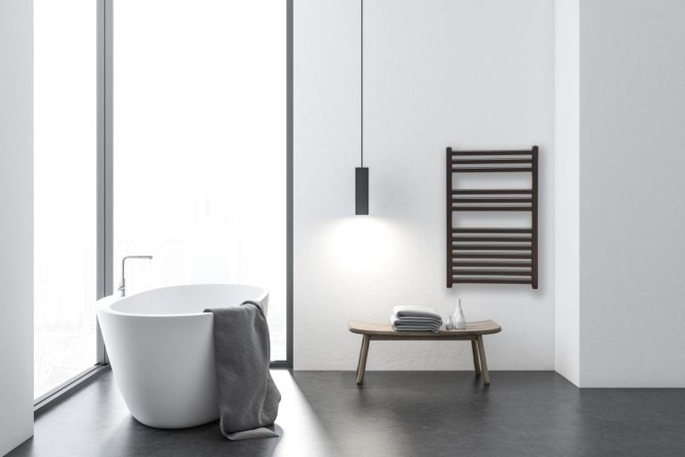 Viidako – Kimii Handdoekradiator – Mat Zwart – Vierkant – 800×500 – Design – Kwaliteit