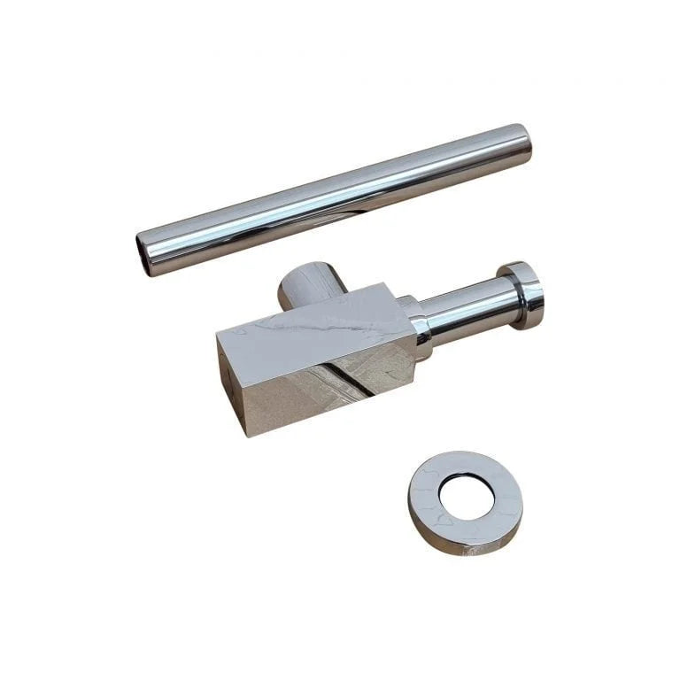 LYSKA - Kimii Design Sifon – Messing Chroom – 5/4 Inch – Geschikt voor Wastafel & Fontein