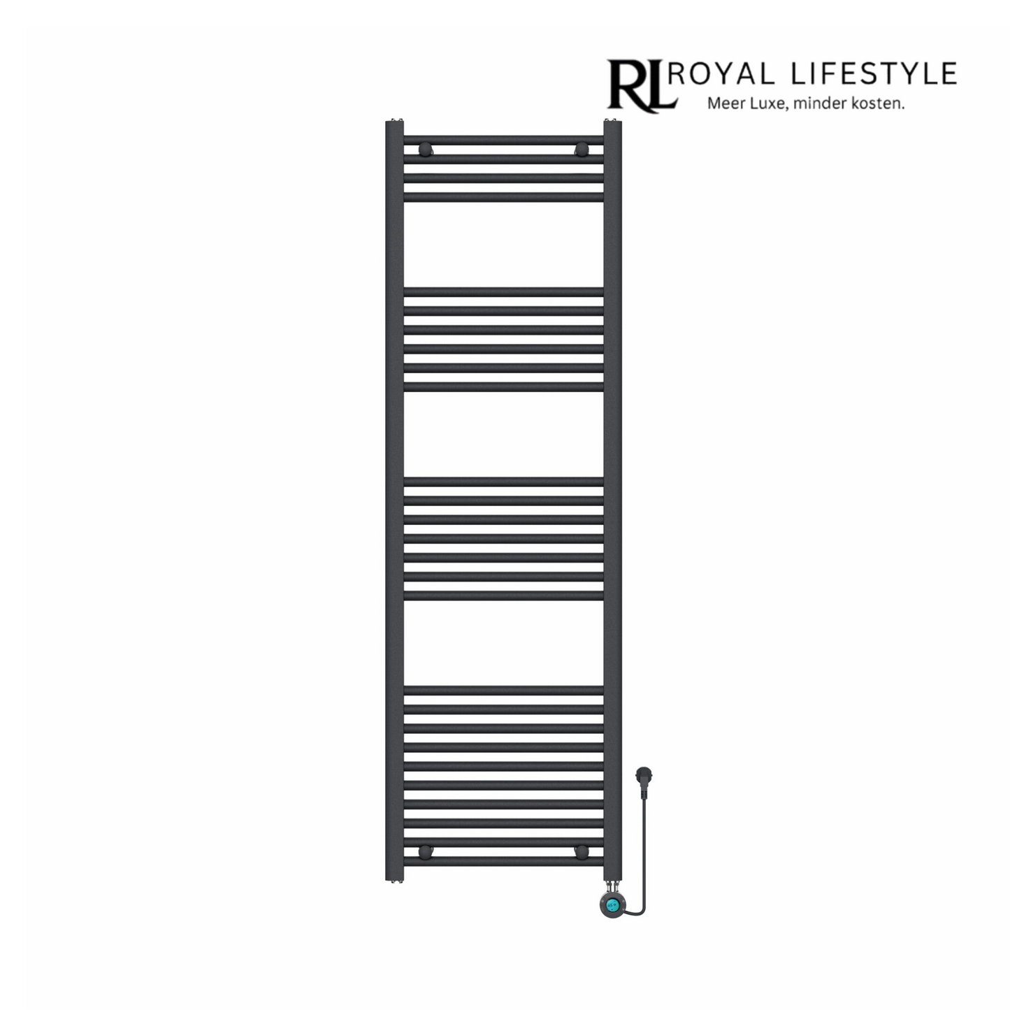 LYSKA  – Elektrische Handdoekradiator – Met thermostaat – 1600×500 mm