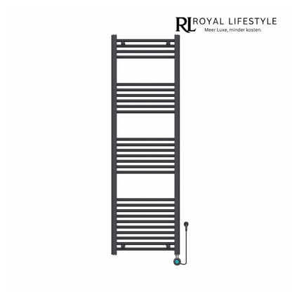 LYSKA  – Elektrische Handdoekradiator – Met thermostaat – 1600×500 mm