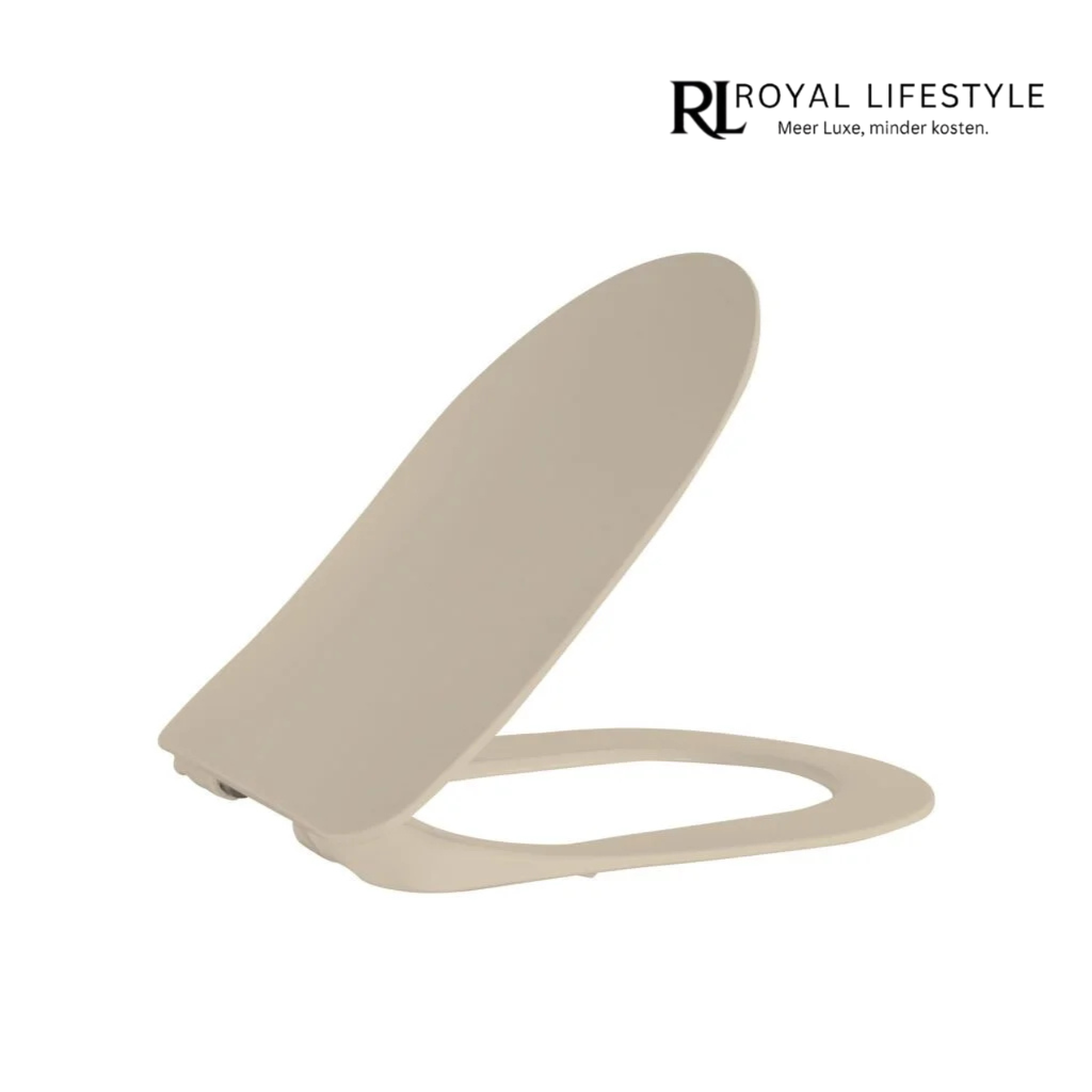 LYSKA WC-Zitting – Duroplast – Soft-Close & Quick Release – Inox Scharnieren – Koel Grijs