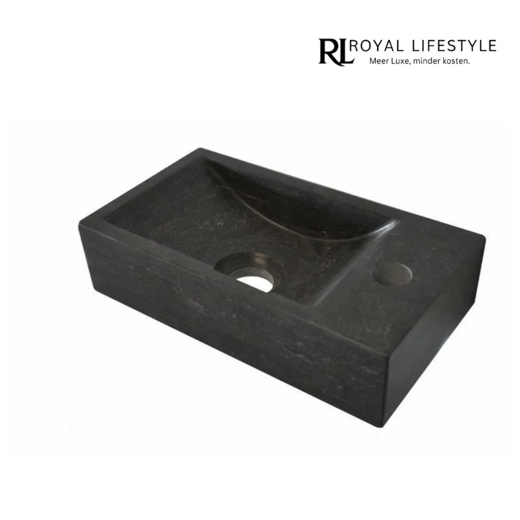 LYSKA Wiesbaden Hardstenen Fontein Rechts – 36×18×9 cm