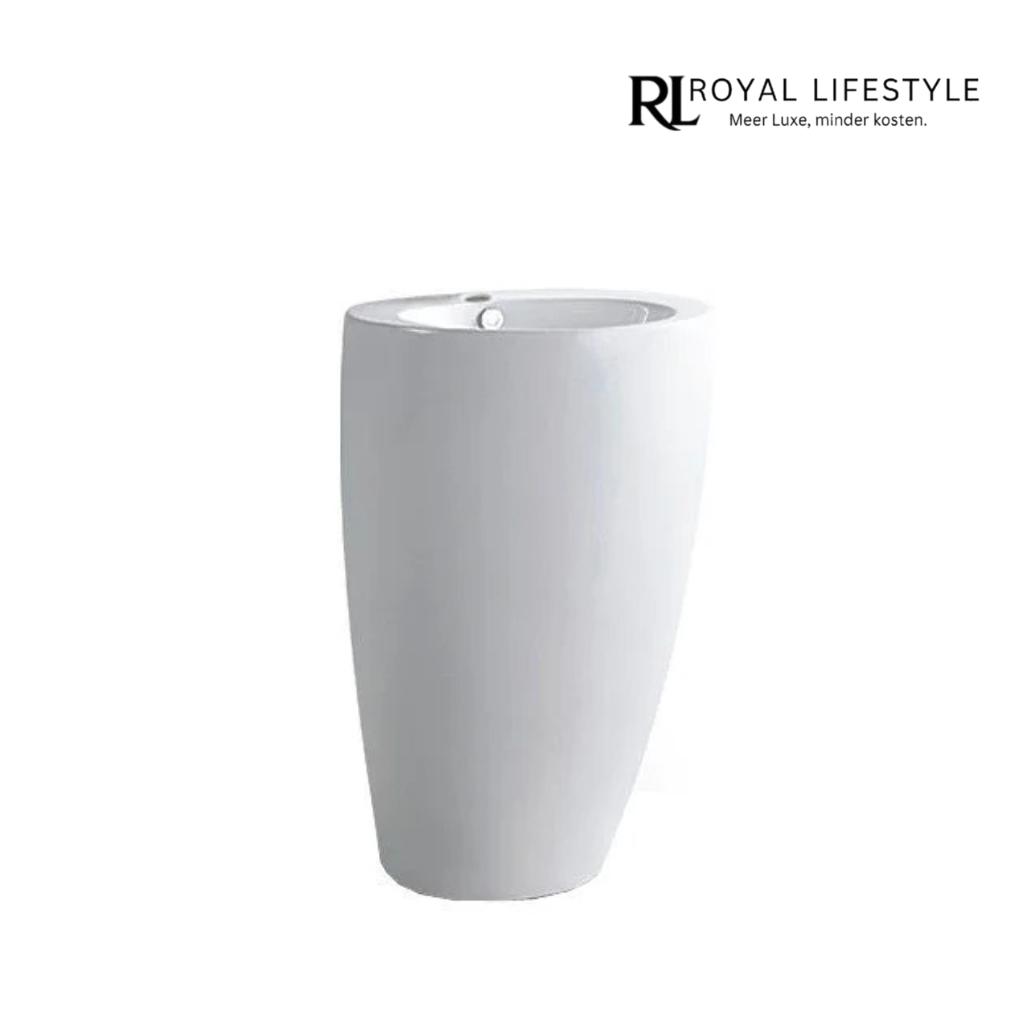LYSKA Noa Lavabo 50x50x83 cm – Vrijstaand Wastafelmeubel – Modern & Minimalistisch Design