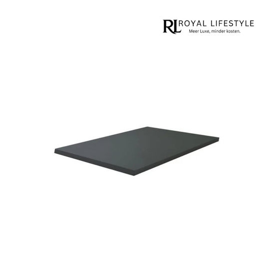 LYSKA Vision Topblad 61x46,5 cm – Hoogglans Grijs – Zonder Gaten – RAL 7024 Look