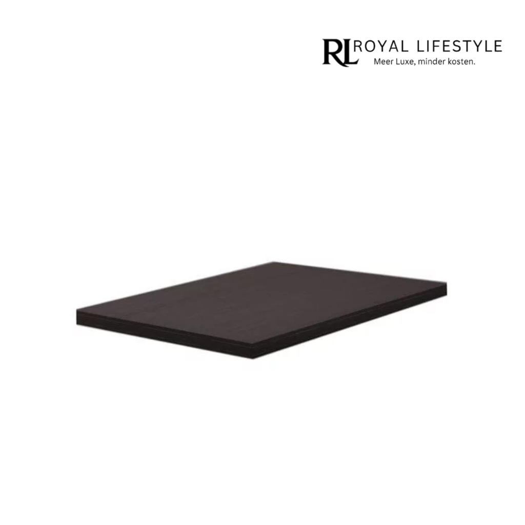 LYSKA Vision Topblad 610x465x25 mm – Houtnerf Grijs – Zonder Gaten