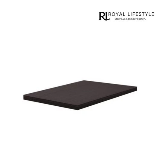 LYSKA Vision Topblad 610x465x25 mm – Houtnerf Grijs – Zonder Gaten