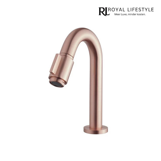 LYSKA Victoria Luxe Toiletkraan 1/2” – Geborsteld Koper