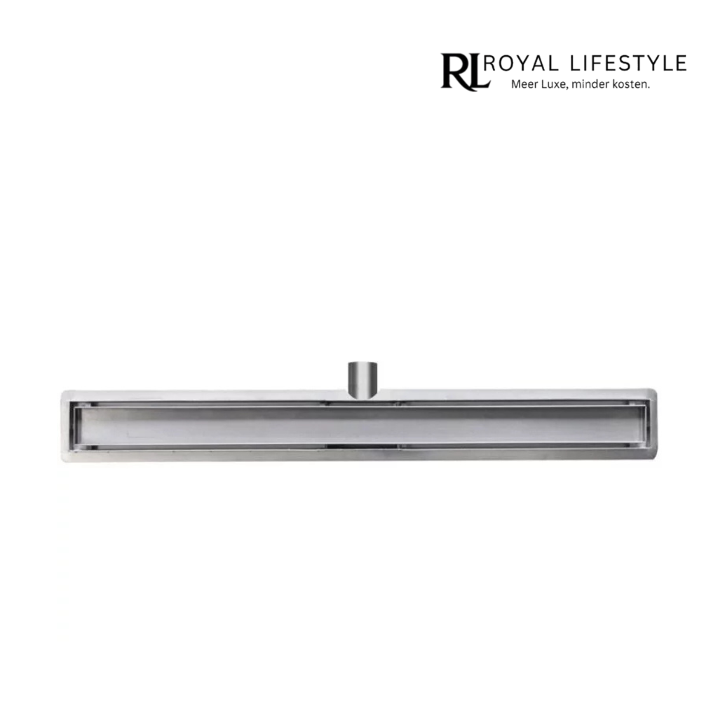 LYSKA - Wiesbaden RVS Douchegoot met Flens en Tegelrooster – 120 x 7 cm