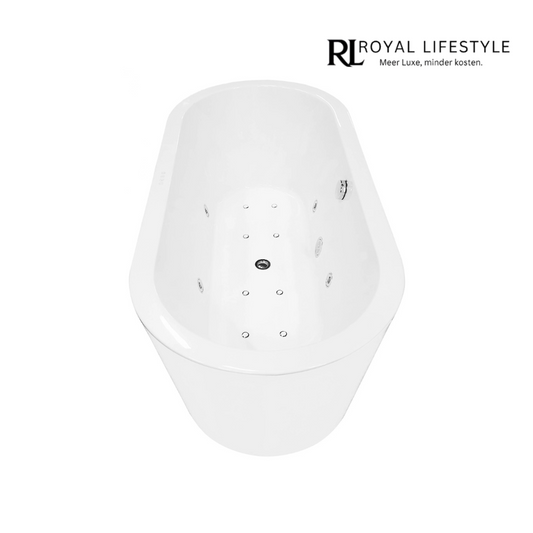 LYSKA Wiesbaden – Libero Vrijstaand Whirlpool Bad 170×80 cm