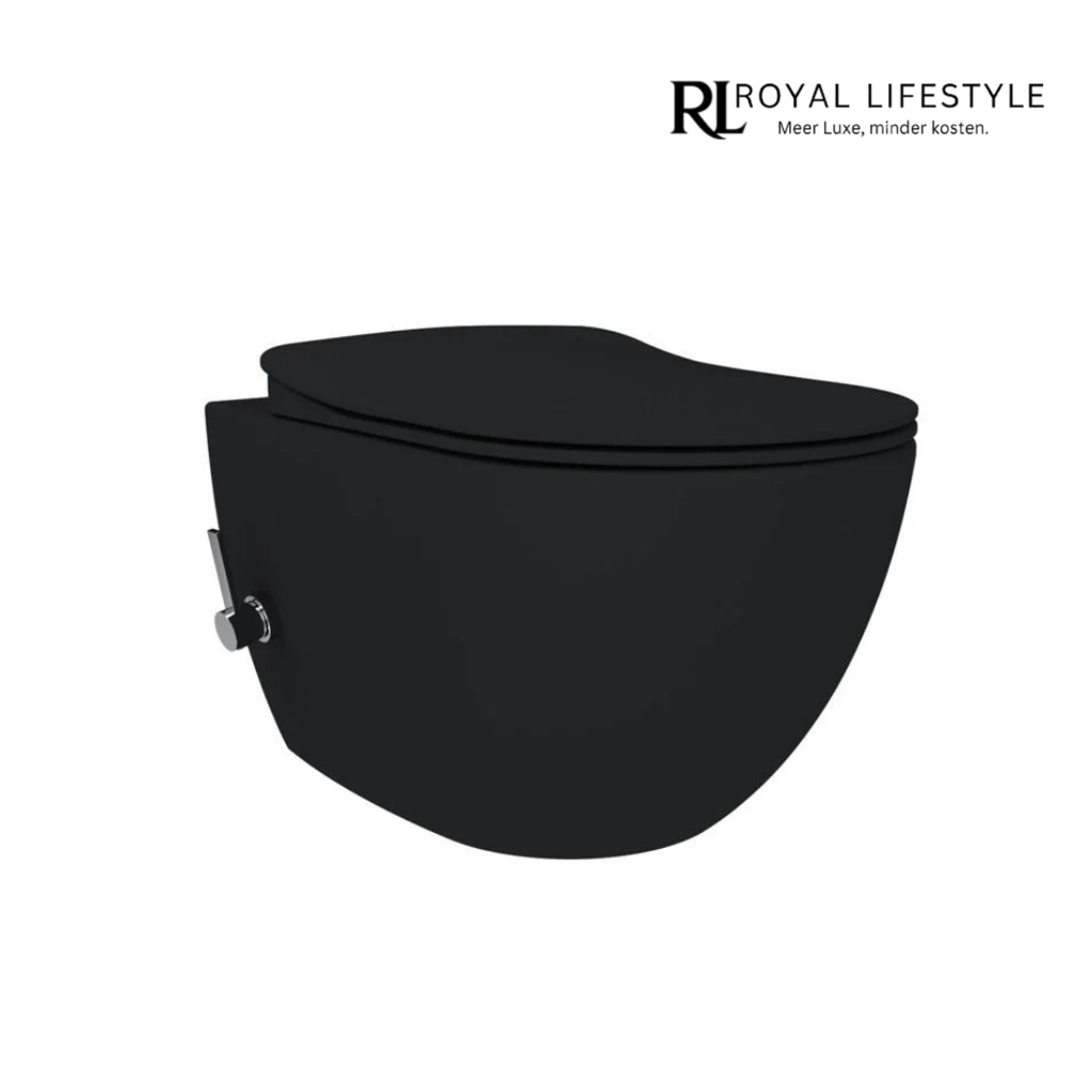 LYSKA Design Ophang WC met RVS Bidet Sproeier – Warm/Koud Kraan