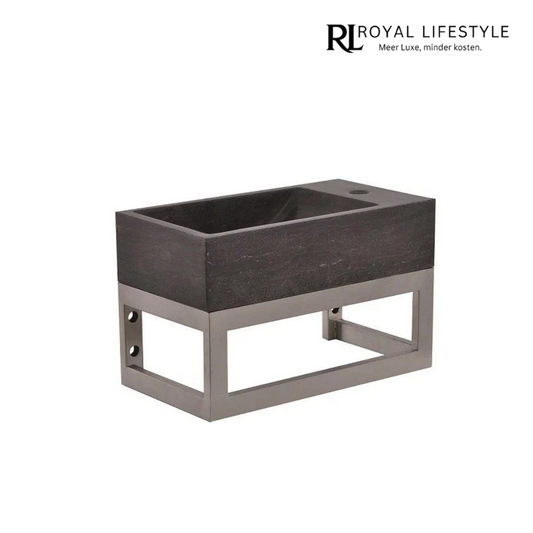 LYSKA Wiesbaden RVS Montagebeugel Vierkant – 40×22×15 cm