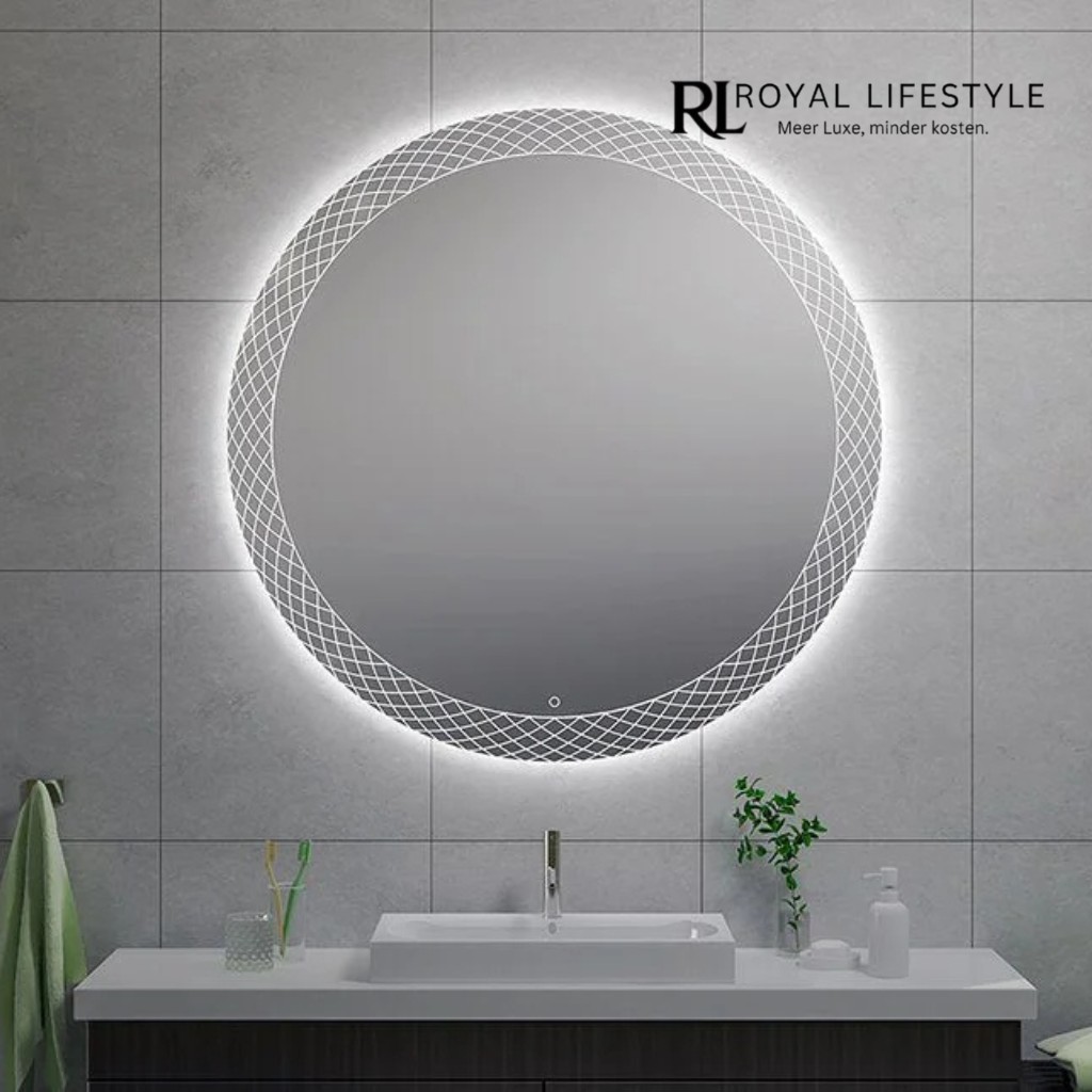 LYSKA Deco Condensvrije LED-Spiegel 120 cm – Instelbare Kleurtemperatuur 2800-6400K – Energieklasse A