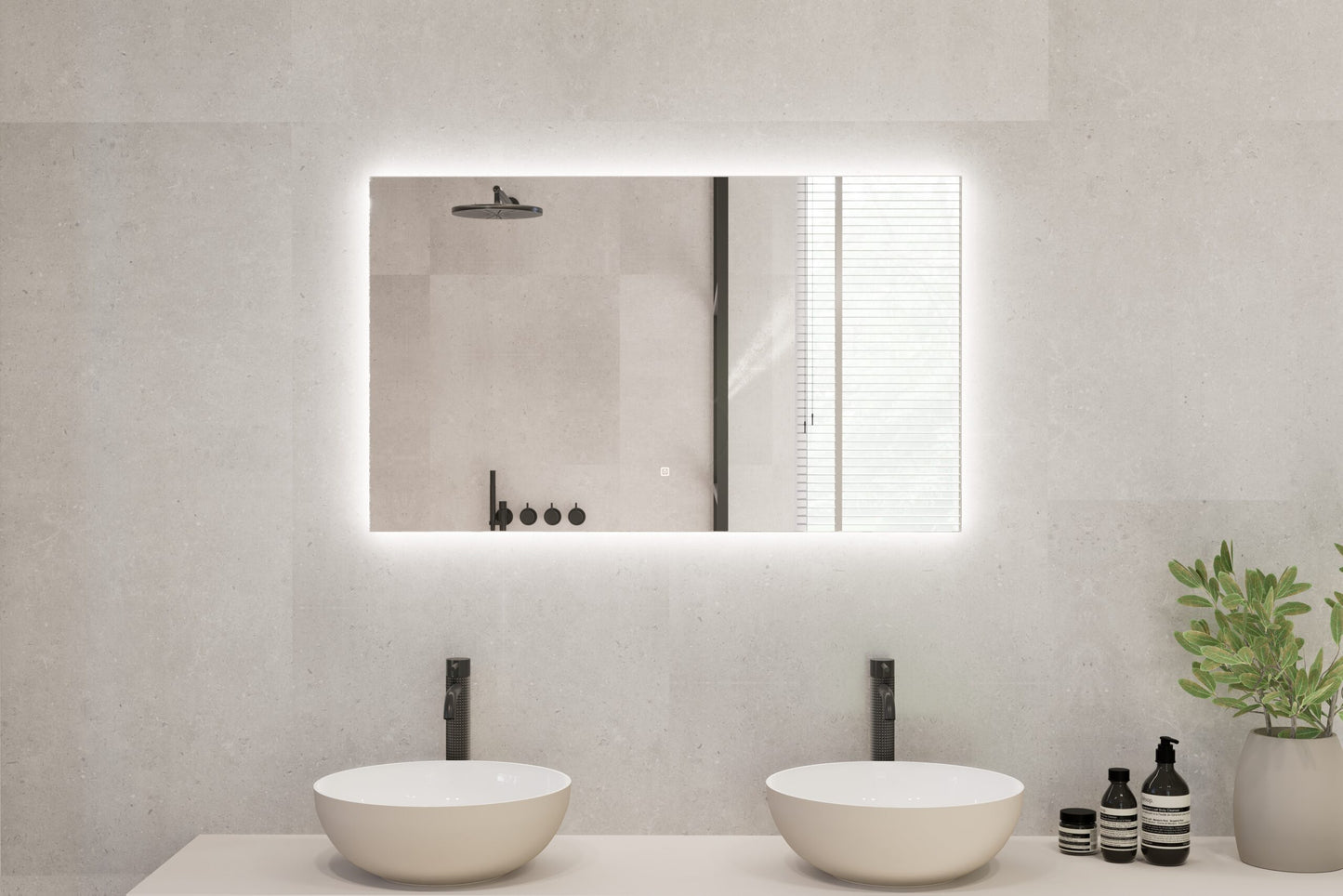 Viidako - Jimii LED Badkamerspiegel - 100x60cm