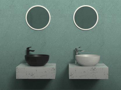 Viidako - Koriiste Waskom - 40 cm ø - Mat Zwart